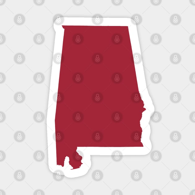 Alabama Crimson Sticker by AdventureFinder